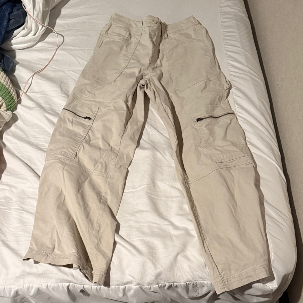 Sincerely Jules Cream Cargo Pants